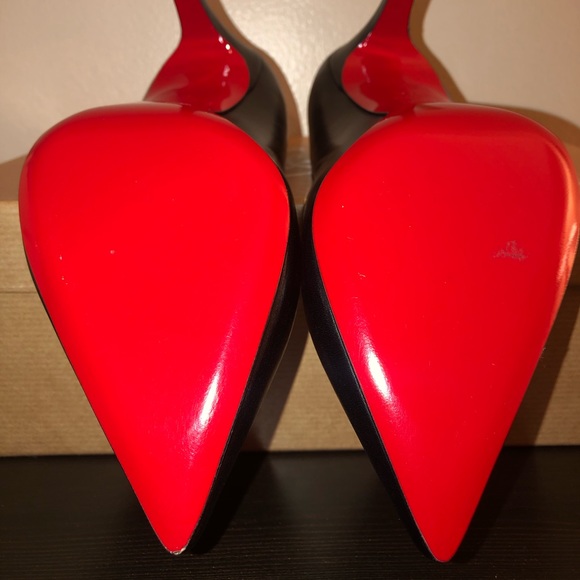 Christian Louboutins Pigalle 100 Black - Picture 5 of 8